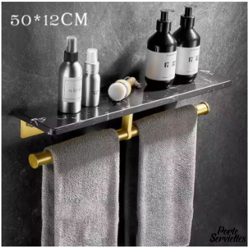 Porte serviette mural design salle de bain