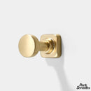 Porte serviette mural doré