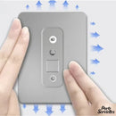 Porte serviette mural double barre