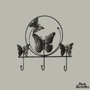 Porte serviette mural fer forgé