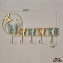 Porte serviette mural fer forgé