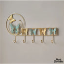 Porte serviette mural fer forgé