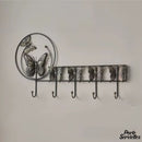 Porte serviette mural fer forgé