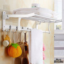 Porte serviette mural pliable