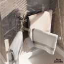 Porte serviette mural retractable