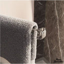 Porte serviette mural retractable