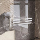 Porte serviette mural retractable