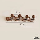 Porte serviette murale bois