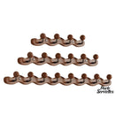 Porte serviette murale bois