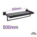 Porte serviette noir mat