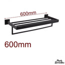 Porte serviette noir mat