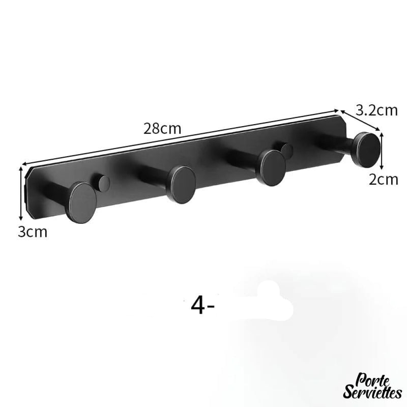 Porte serviette noire