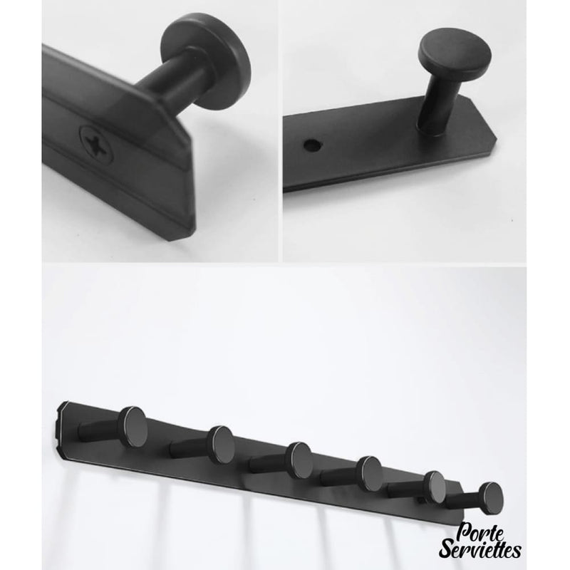 Porte serviette noire