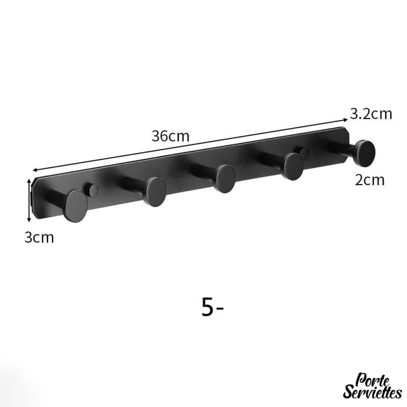 Porte serviette noire