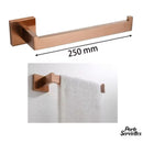 Porte serviette or rose