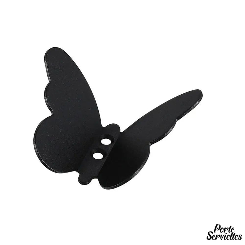Porte serviette papillon gris