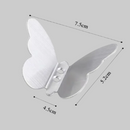 Porte serviette papillon gris