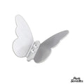 Porte serviette papillon gris