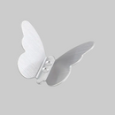 Porte serviette papillon gris