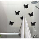Porte serviette papillon gris