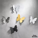 Porte serviette papillon gris