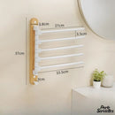 Porte serviette pivotant mural