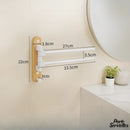 Porte serviette pivotant mural