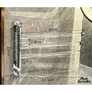 Porte serviette pivotant retractable