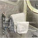 Porte serviette pivotant retractable