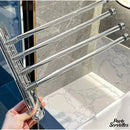 Porte serviette pivotant retractable