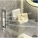 Porte serviette pivotant retractable