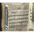 Porte serviette pivotant retractable