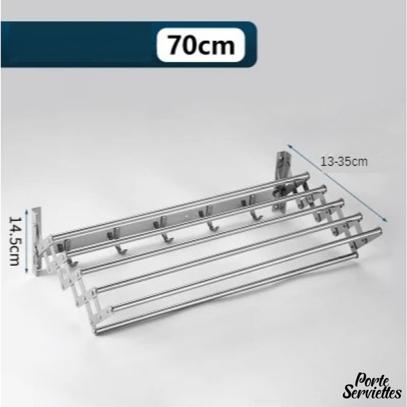 Porte serviette pliable
