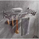 Porte serviette pliable