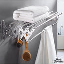 Porte serviette pliable