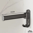 Porte serviette rabattable