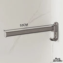 Porte serviette rabattable