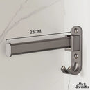 Porte serviette rabattable