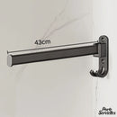 Porte serviette rabattable