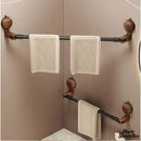 Porte serviette salle de bain à ventouse