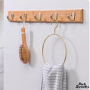 Porte serviette salle de bain bambou