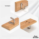 Porte serviette salle de bain bambou