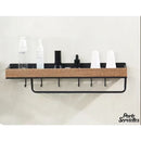 Porte serviette salle de bain en bois