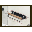 Porte serviette salle de bain en bois