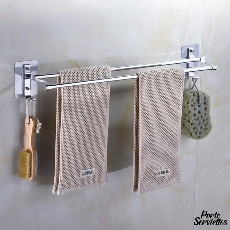 Porte serviette salle de bain sans percer