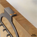 Porte serviette salle de bain sur porte