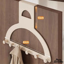 Porte serviette salle de bain sur porte