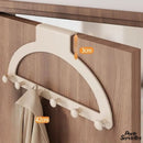 Porte serviette salle de bain sur porte