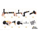 Porte serviette style industriel