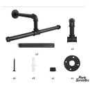 Porte serviette style industriel